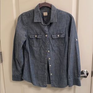 J.Crew The Perfect Shirt Chambray XS